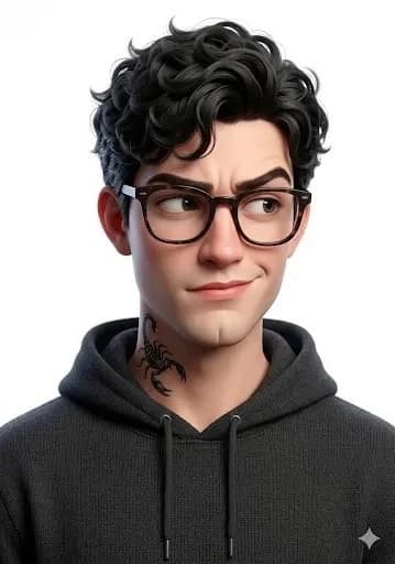 Joyful 3D avatar
